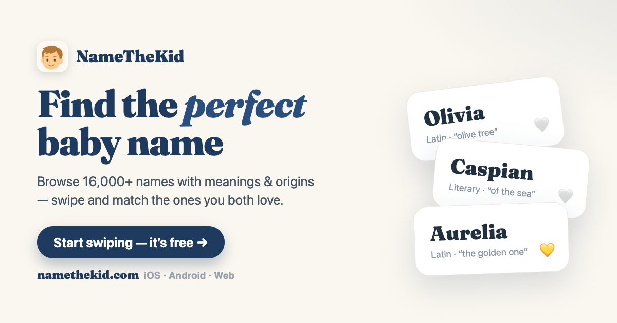 NameTheKid helping couples browse thousands of baby names and match the ones they both love.